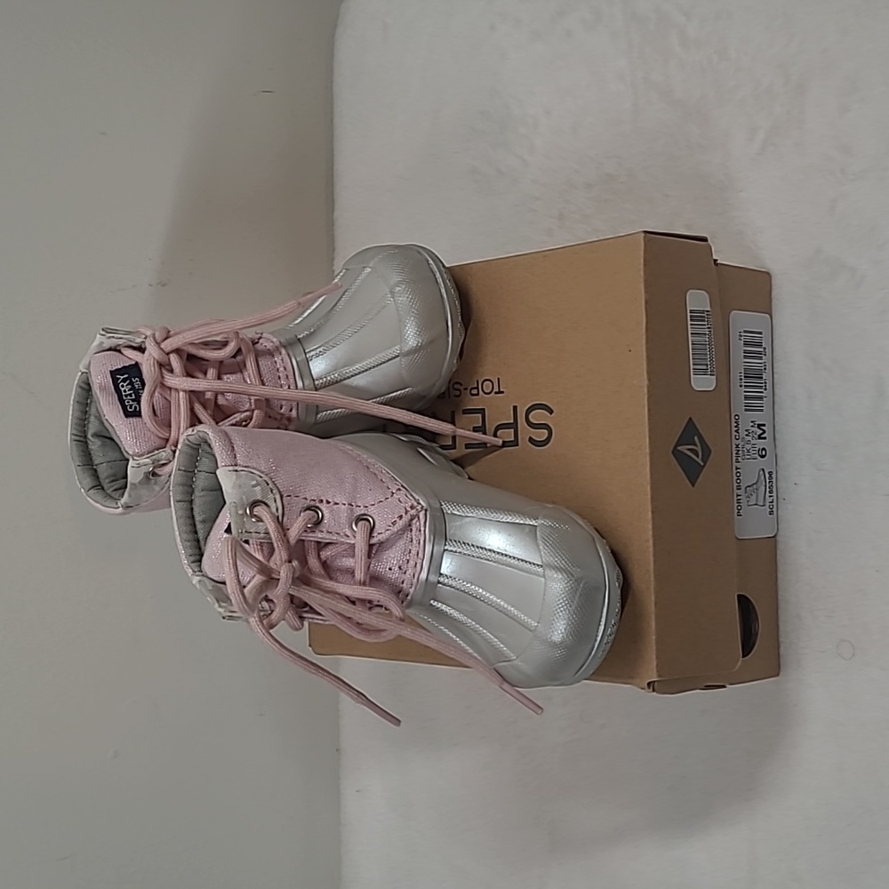 Sperry Port Boot Pink Camo - Picture 9 of 9